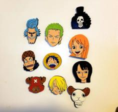 One Piece Characters 3D Printer Model