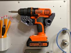 Black & Decker Drill Wall Mount 3D Printer Model