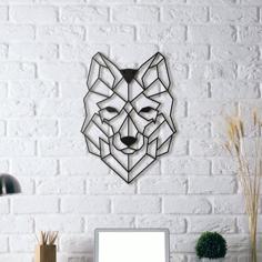 Wolf Wall Sculpture 2D 3D Printer Model