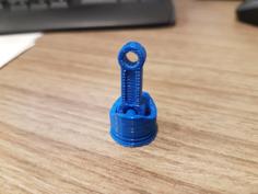 Piston Keychain (Print In Place) 3D Printer Model