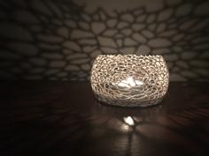 Coral Tea Light 3D Printer Model