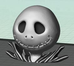 Jack Skellington Bust 3D Printer Model