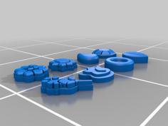 Kanto Gym Badges 3D Printer Model