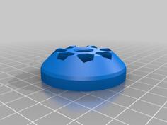 Hex Crystal Holder 3D Printer Model