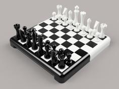 Chess Set With Box 3D Printer Model