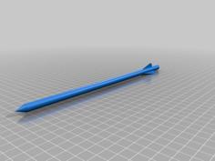 Crossbow Bolt Field Tip (10 14 15 16 Inches) 3D Printer Model