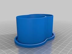 Water Wells For Painting 3D Printer Model