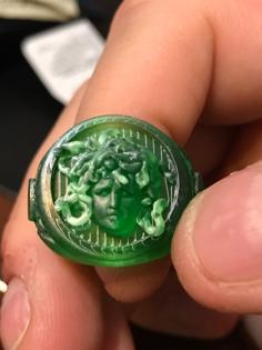 Medusa Head Ring 3D Printer Model