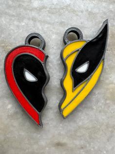 Deadpool Vs Wolverine Locket 3D Printer Model