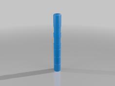 Acrylic Tube For Ghostbusters Neutrino Wand 3D Printer Model