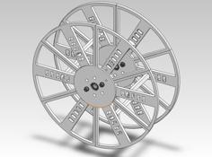 Modular Printable Spool 3D Printer Model