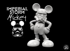 IMPERIAL STORM MICKEY -Desktop Disney Trooper- 3D Printer Model