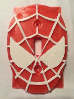 Spider Man Light Switch Cover 3D Printer Model