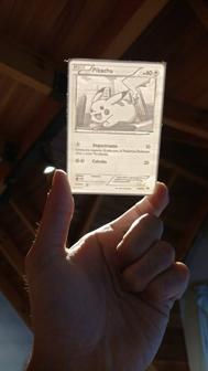 Pokemon Card Lithophane (Pikachu) (Spanish) 3D Printer Model