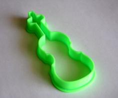 Violin Cookie Cutter 3D Printer Model