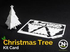 Christmas Tree Kit Card 3D Printer Model