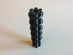 Gatling Multi-barrel 3D Printer Model