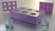 Diamond Ice-Cube Tray [Gnamp] 3D Printer Model