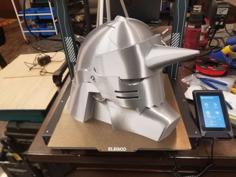 Alphonse Elric Full Metal Alchemist Helmet Re-meshed Bucket Mode Print 3D Printer Model