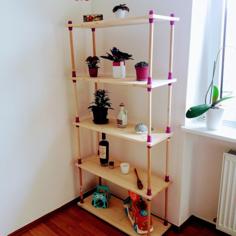 Screw Shelving System 3D Printer Model