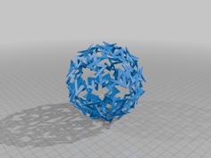 STAR TRUNCATED ICOSAHEDRAL POLYLINK 1 3D Printer Model