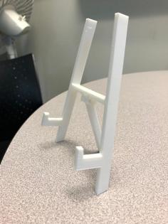 Easel For A Canvas 3D Printer Model