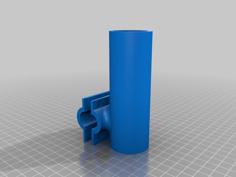 Bicycle Fishing Pole Holder. 3D Printer Model