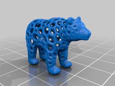 Voronoi Bear 3D Printer Model