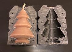 Candle Mold Christmas Tree 3D Printer Model