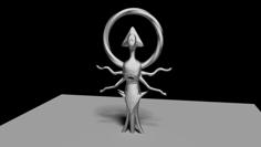 Observant Archon (28mm Scale Miniature) 3D Printer Model