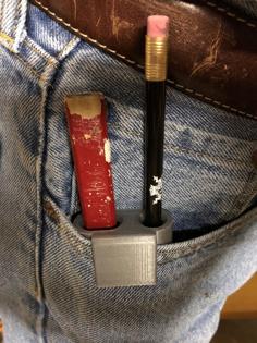 Pencil Holster 3D Printer Model