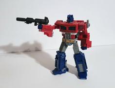 Transformers Optimus Prime G1 Blaster Gun – Voyager & Leader Scale 5mm Peg 3D Printer Model