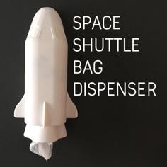 Space Shuttle Bag Dispenser! 3D Printer Model