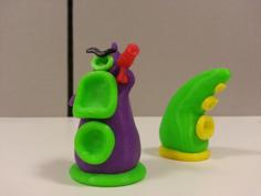 Green Tentacle 3D Printer Model