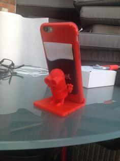 Minion Phone Holder 3D Printer Model