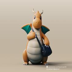 Dragonite(Pokemon) 3D Printer Model