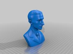 Nikola Tesla Sculpture / Bust 3D Printer Model