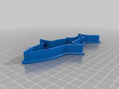 Shark Cookie Cutter 3D Printer Model