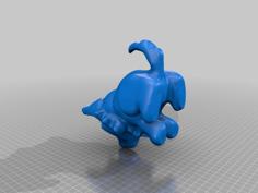 Puppy Wolf 3D Printer Model