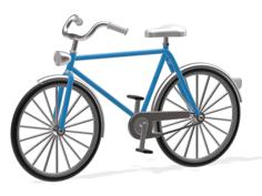 Bike 1:87 H0 / HO Scale 3D Printer Model