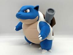 Blastoise Multicolor 3D Printer Model