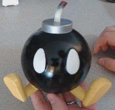 Easy To Print Bob-omb! 3D Printer Model