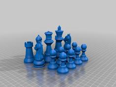 Chess Set – Print Friendly 3D Printer Model