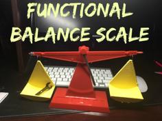 Functional Balance Scale 3D Printer Model