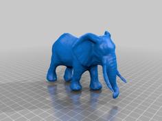 Elephant 3D Printer Model