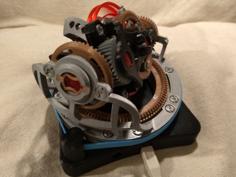 Triple Axis Tourbillon 3D Printer Model