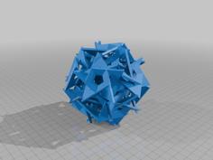 DA VINCI STAR ICOSAHEDRON 1 3D Printer Model