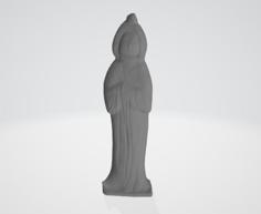 Terracotta Female Figure 3D Printer Model