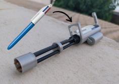 Bic Minigun Kit 3D Printer Model