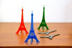 Flat Pack Eiffel Tower 3D Printer Model